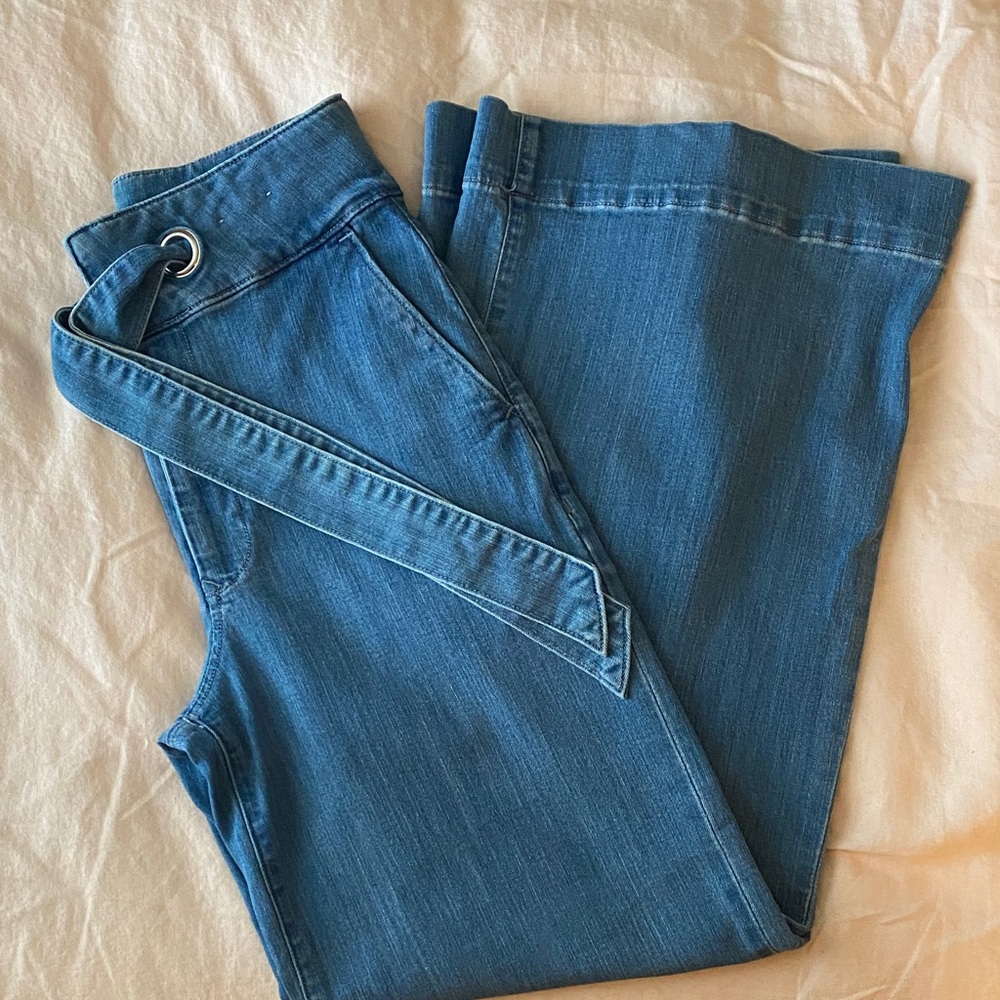 Express Denim wide-leg Jeans in Classic Blue